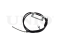 Left parking brake cable thumb