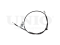 Left parking brake cable thumb
