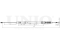 Rear parking brake cable thumb