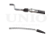 Parking brake cable thumb