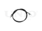 Rear parking brake cable thumb