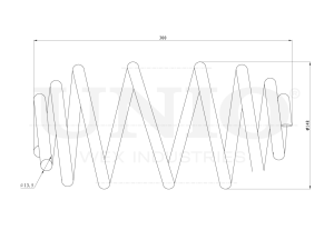 Rear coil spring photo