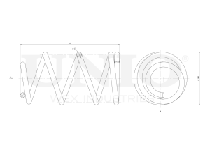 Front coil spring photo