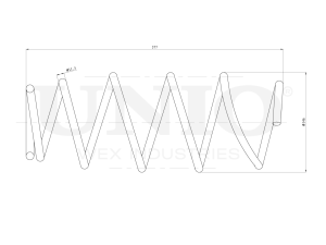 Пружина передней подвески photo