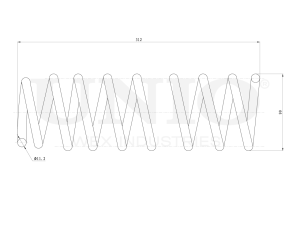 Пружина задней подвески photo