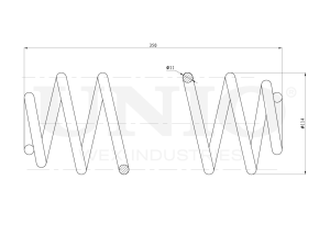 Пружина задней подвески photo