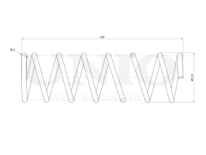 Пружина задней подвески photo
