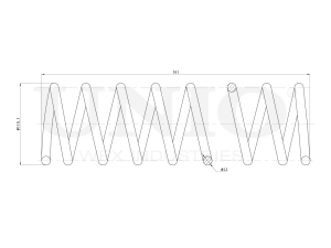 Пружина задней подвески photo