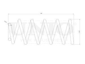 Пружина передней подвески photo