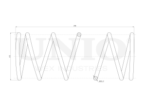Пружина передней подвески photo