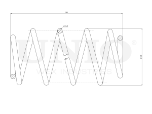 Пружина передней подвески photo