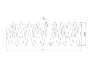 Пружина задней подвески photo