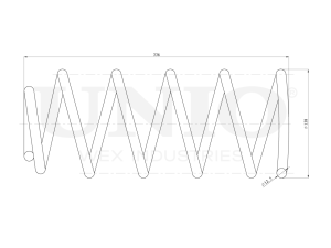 Пружина передней подвески photo