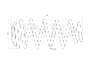 Пружина задней подвески photo