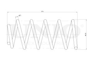 Пружина задней подвески photo