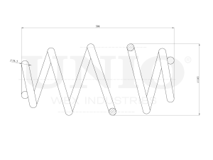 Пружина задней подвески photo