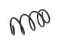 Front coil spring thumb