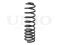 Rear coil spring thumb