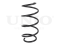 Front coil spring thumb
