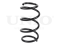 Front coil spring thumb