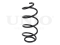 Front coil spring thumb