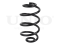 Rear coil spring thumb