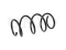 Front coil spring thumb