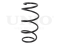 Front coil spring thumb