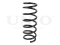 Rear coil spring thumb