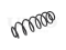Rear coil spring thumb