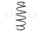 Front coil spring thumb