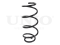 Front coil spring thumb
