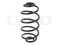 Rear coil spring thumb