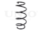 Front coil spring thumb