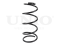 Front coil spring thumb