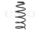Front coil spring thumb
