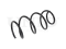 Front coil spring thumb