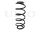 Front coil spring thumb