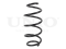 Front coil spring thumb
