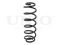 Rear coil spring thumb