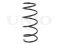 Front coil spring thumb
