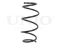 Front coil spring thumb