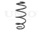 Front coil spring thumb