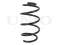 Front coil spring thumb