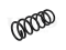 Rear coil spring thumb