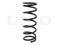 Rear coil spring thumb