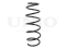 Rear coil spring thumb