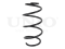 Front coil spring thumb