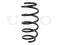 Front coil spring thumb