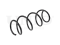 Front coil spring thumb